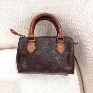 Authentic Louis Vuitton 1970s Mini speedy sac XL vintage satchel bag